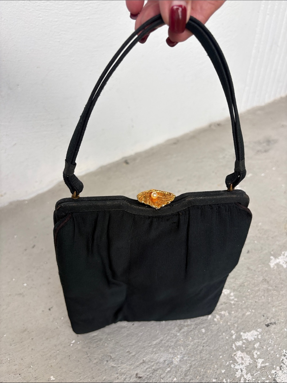 Vintage Coblentz fabric evening bag